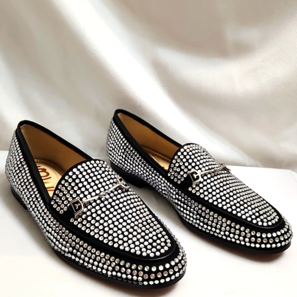Sam Edelman Loraine Glitz Loafers (W Size 7.5) - Picture 3 of 15